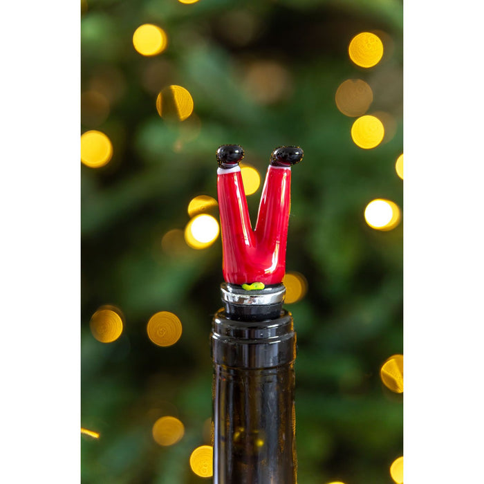 EDZARD Flaschenverschluss Weihnachtsmannbein H 10 cm