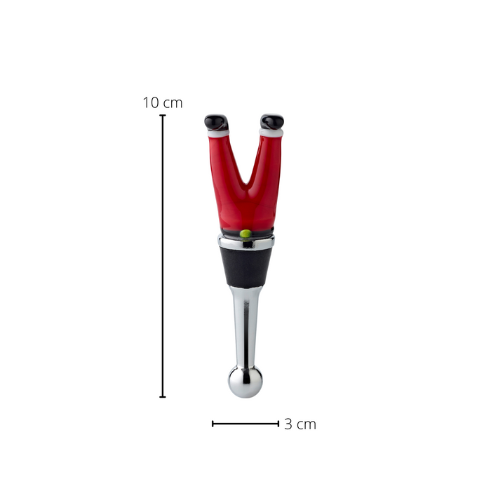 EDZARD Flaschenverschluss Weihnachtsmannbein H 10 cm