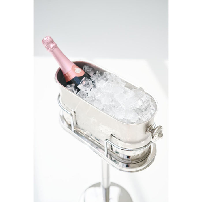 EDZARD Weinkühler auf Ständer Leo H 79 cm