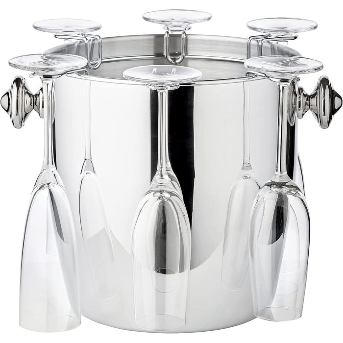 EDZARD Sektkühler auf Fuss Geneva H 85 cm