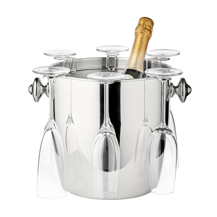 EDZARD Sektkühler auf Fuss Geneva H 85 cm