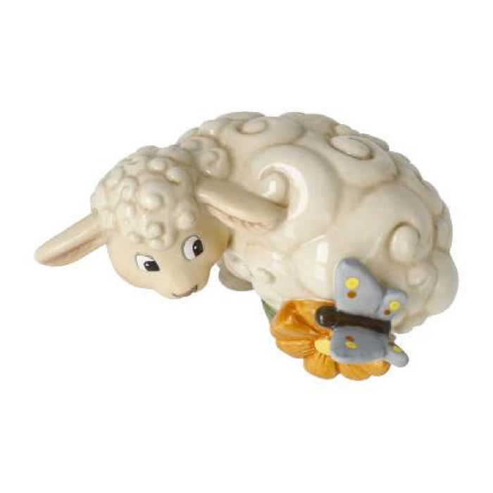 Goebel Weihnachtsmann Schaf Molly - Figur