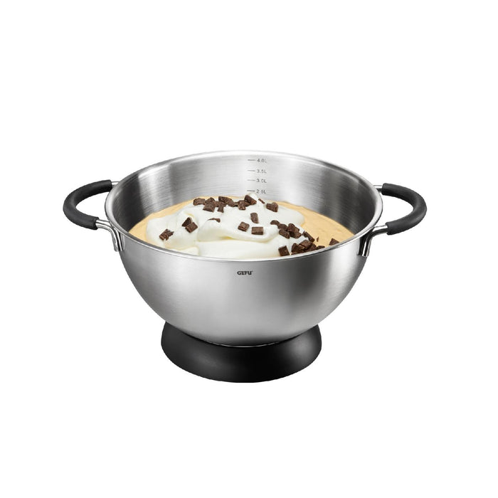 GEFU Rühr- und Schlagschüssel mit Standring MESCO, Ø 24 cm