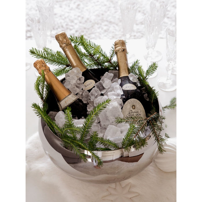 EDZARD Edelstahlschale doppelwandig Enea Ø 35 cm