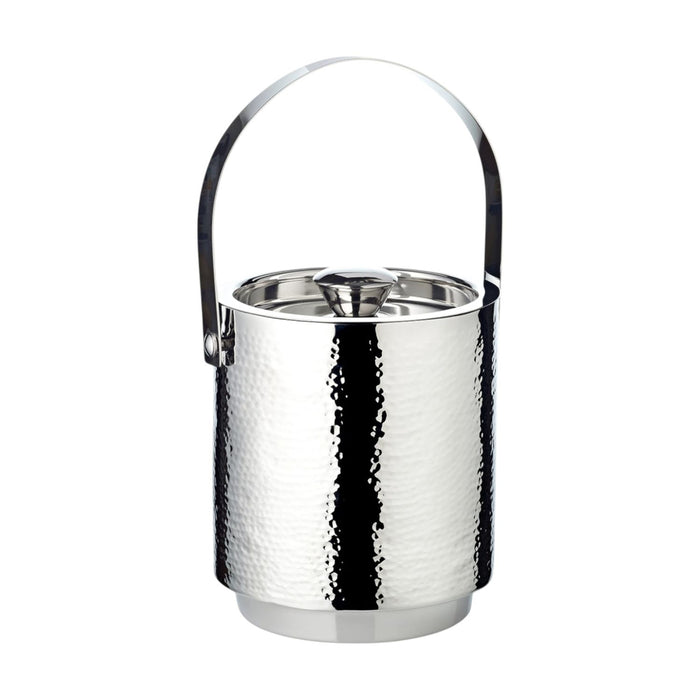 EDZARD Eiseimer Seattle fein gehämmert, Sieb/Zange H 16cm