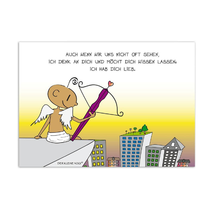 Goebel Postkarten Der kleine Yogi - "Yogi Engel" - Postkarte