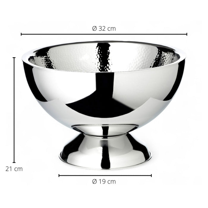 EDZARD Sektkühler Cadiz fein gehämmert Ø 32 cm