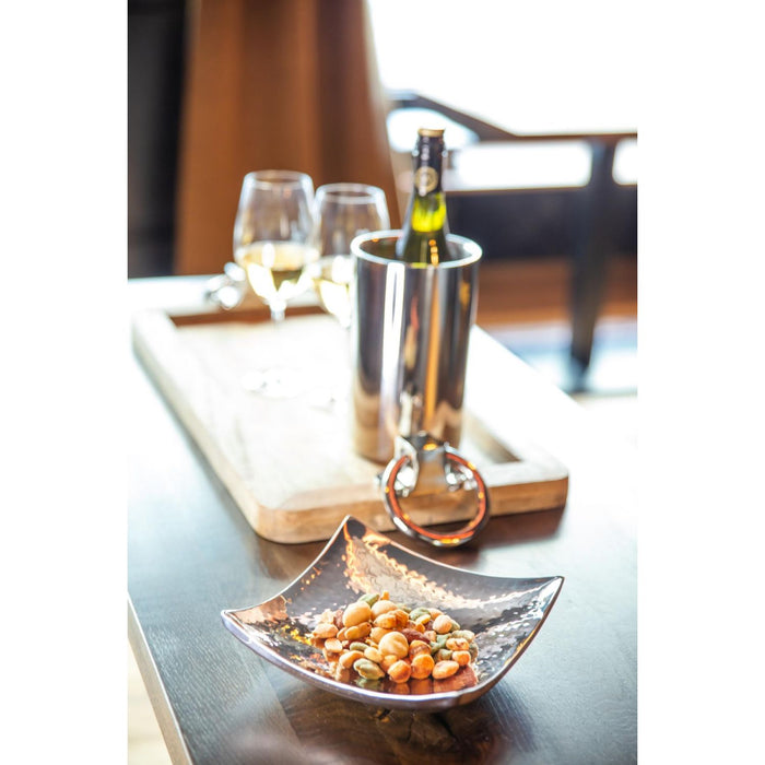 EDZARD Schale Dallas gehämmert 19x19 cm