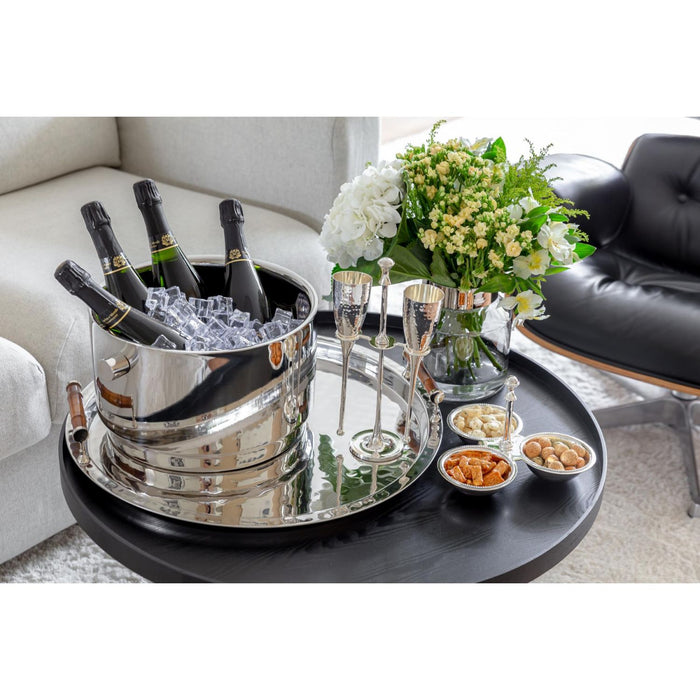 EDZARD Sektkühler Rayo Edelstahl 11,5 Liter