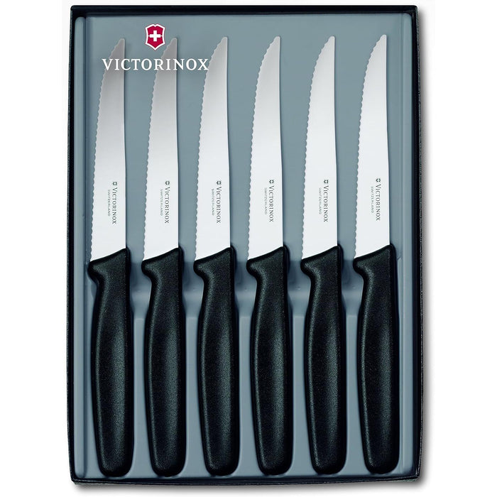 Victorinox Steakmessergeschenkset Küchenmesser, Edelstahl, STANDARD