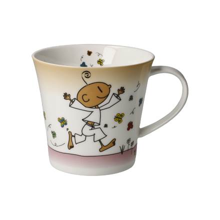 Goebel Wohnaccessoires Der kleine Yogi - Schmetterlinge im Bauch - Coffee-/Tea Mug