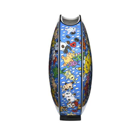 Goebel Bergonzoli Magic Bunny Explosion Vase