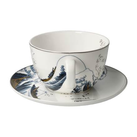 Goebel Katsushika Hokusai Hokusai - Die Welle - Milchkaffeetasse