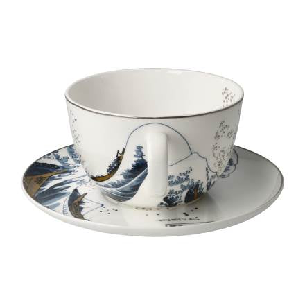 Goebel Hokusai  Die Welle Milchkaffeetasse