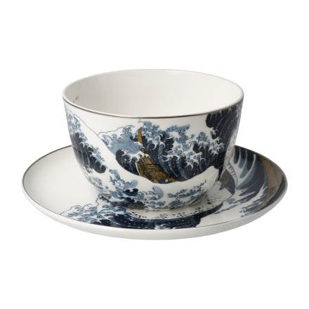 Goebel Katsushika Hokusai Hokusai - Die Welle - Milchkaffeetasse
