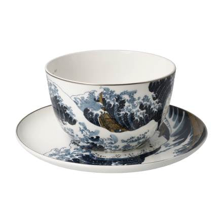 Goebel Hokusai  Die Welle Milchkaffeetasse