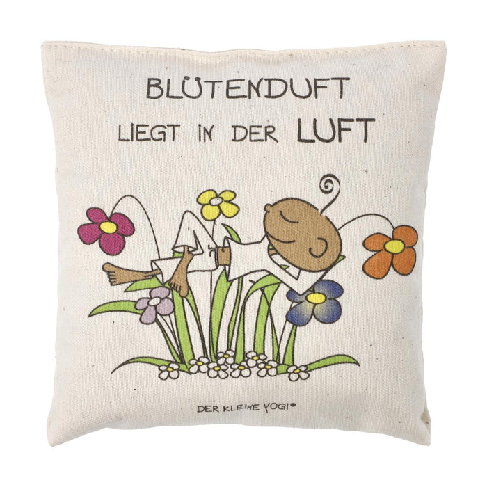 Goebel Bio Duft-, Zirben- und Lavendelkissen Der kleine Yogi - Blütenduft liegt in der Luft - Bio-Kräuterkissen