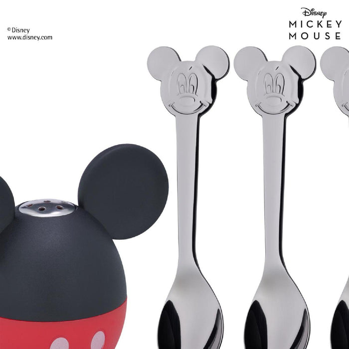 WMF Salzstreuer Mickey Mouse mit vier Löffeln S