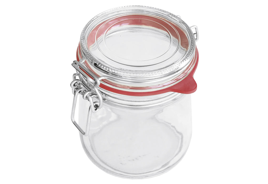 Drahtbügelglas quadr.900ml