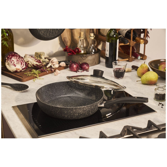 BALLARINI Schmorpfanne mit Deckel, 28 cm | Aluminium | ceraforce