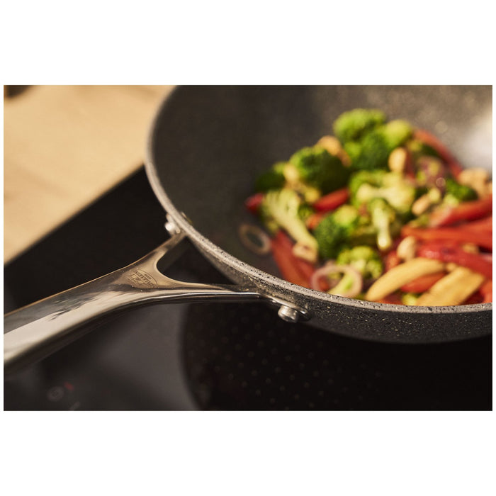 BALLARINI Wok, 30 cm | Aluminium | ceraforce titanium