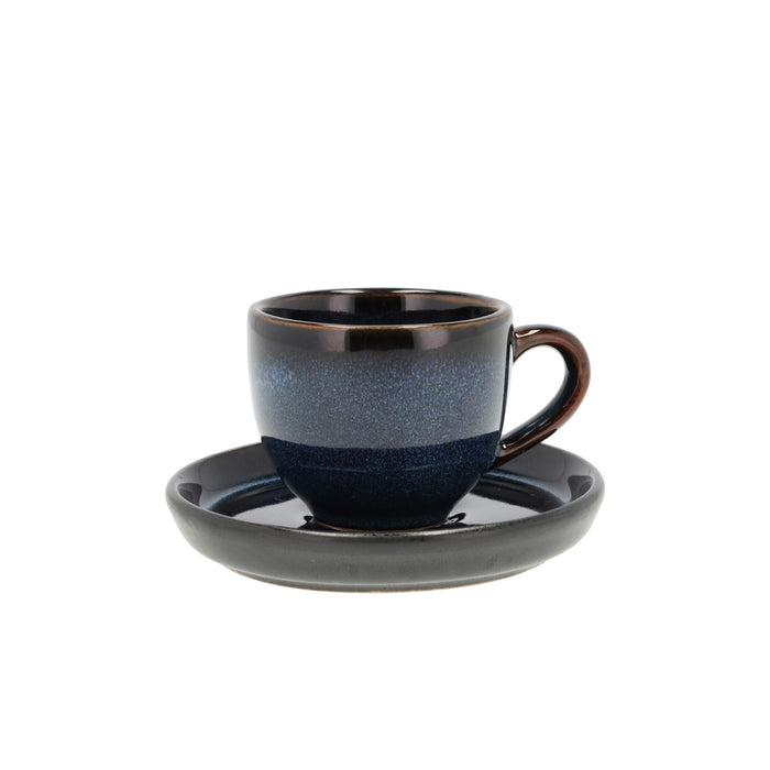 Bitz Espressotasse mit Untertasse 7 cl