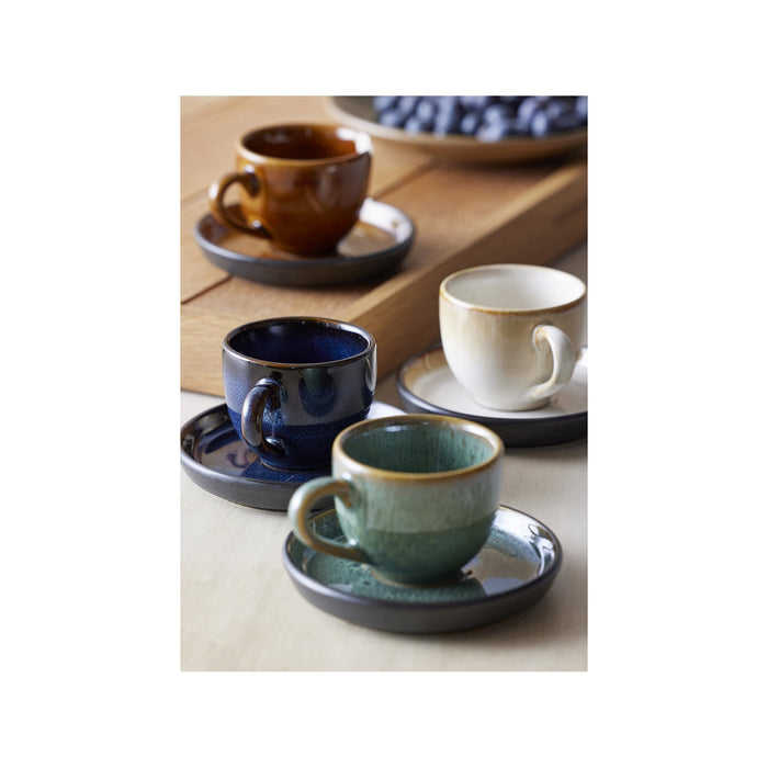 Bitz Espressotasse mit Untertasse 7 cl
