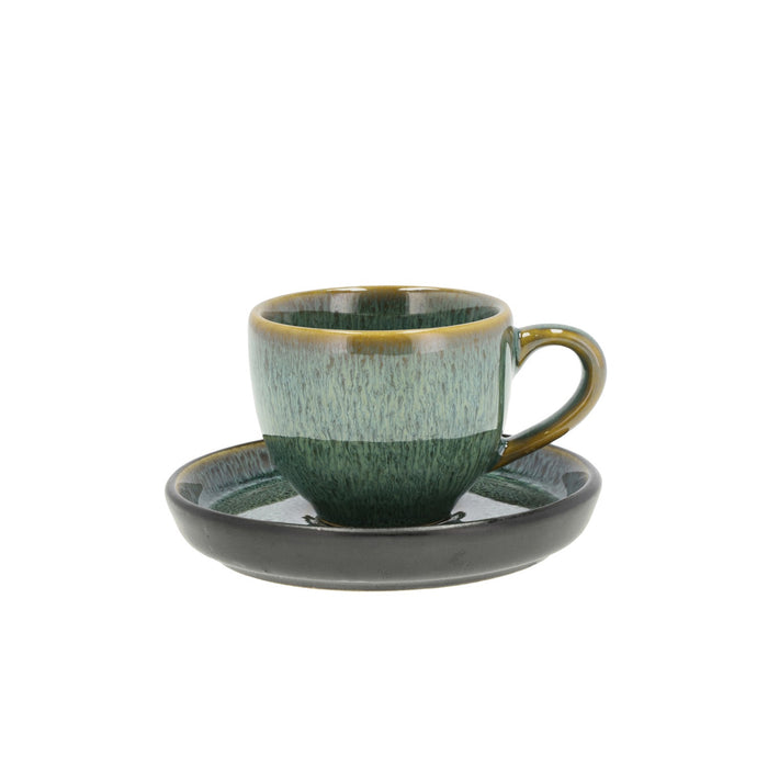 Bitz Espressotasse mit Untertasse 7 cl