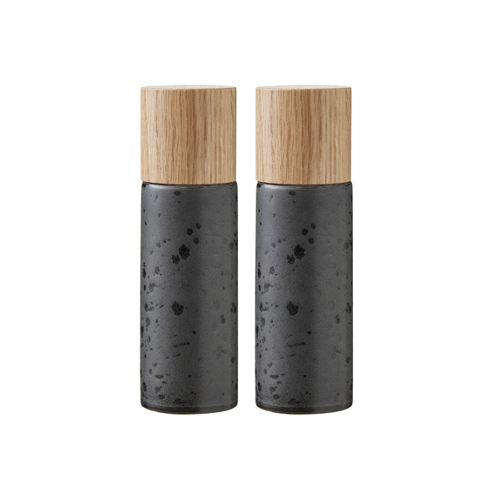 Bitz Salz- und Pfeffermühlen-Set 17 cm