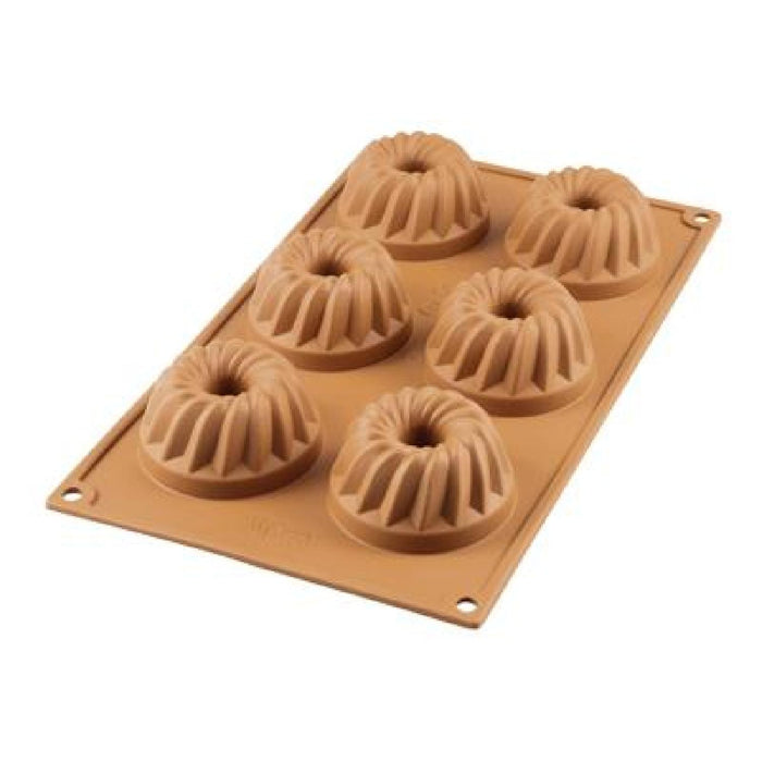 Muffinbackf.Gugelh.6er Ø7 Sil.