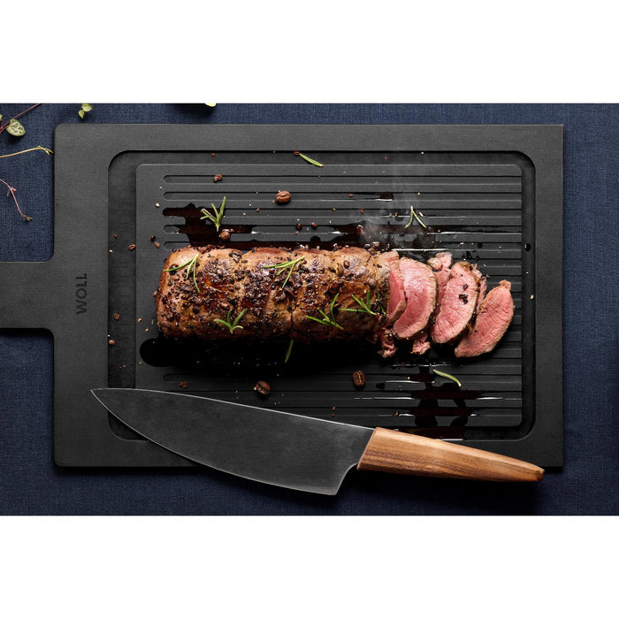 Woll, Schneidebrett mit Rillen 490x250x7mm