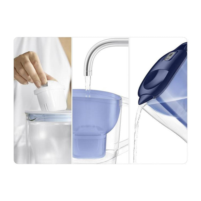 Wasserfilter Aluna blau