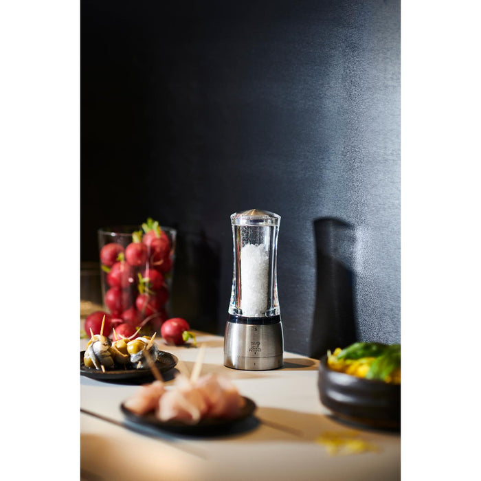 Peugeot DAMAN Salzmühle u'Select Edelstahl/Acryl 16 cm