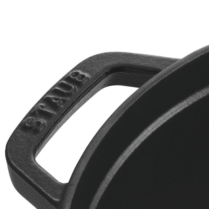 STAUB Cocotte, 28 cm | Schwarz | rund | Gusseisen