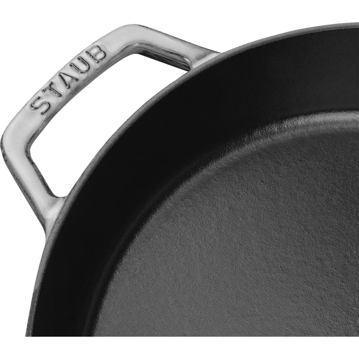 Staub Pans Bratpfanne mit 2 Griffen 26 cm, rund, Graphit-Grau, Gusseisen