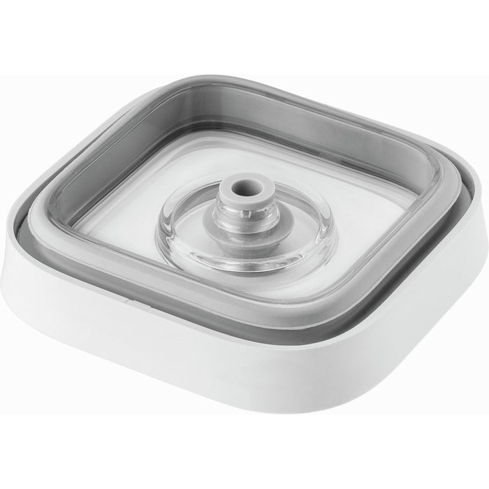 ZWILLING CUBE Vakuum Starter Set, S | 6-tlg | Transparent-Weiß | CUBE Grey Line | No plug