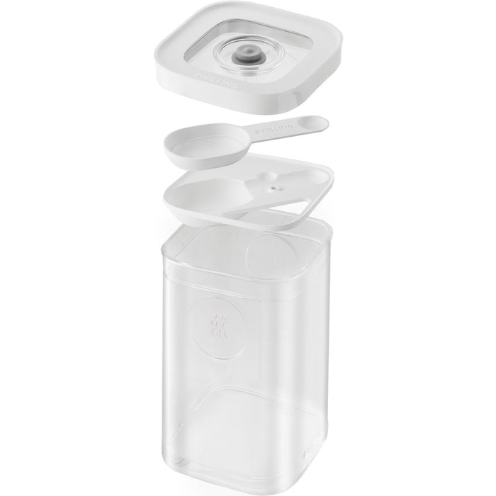 ZWILLING CUBE Vakuum Starter Set, S | 6-tlg | Transparent-Weiß | CUBE Grey Line | No plug