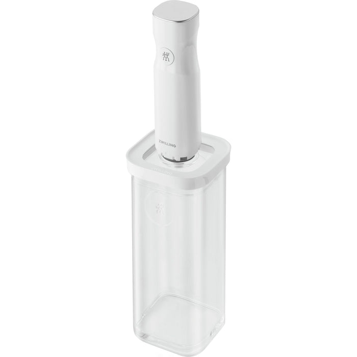ZWILLING CUBE Vakuum Starter Set, S | 6-tlg | Transparent-Weiß | CUBE Grey Line | No plug
