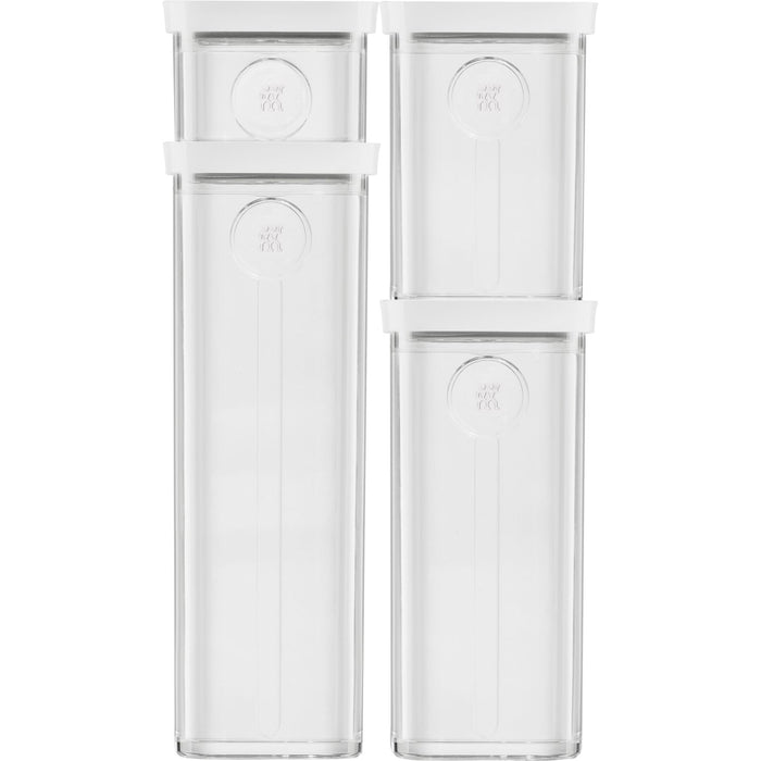 ZWILLING CUBE Vakuum Starter Set, S | 6-tlg | Transparent-Weiß | CUBE Grey Line | No plug