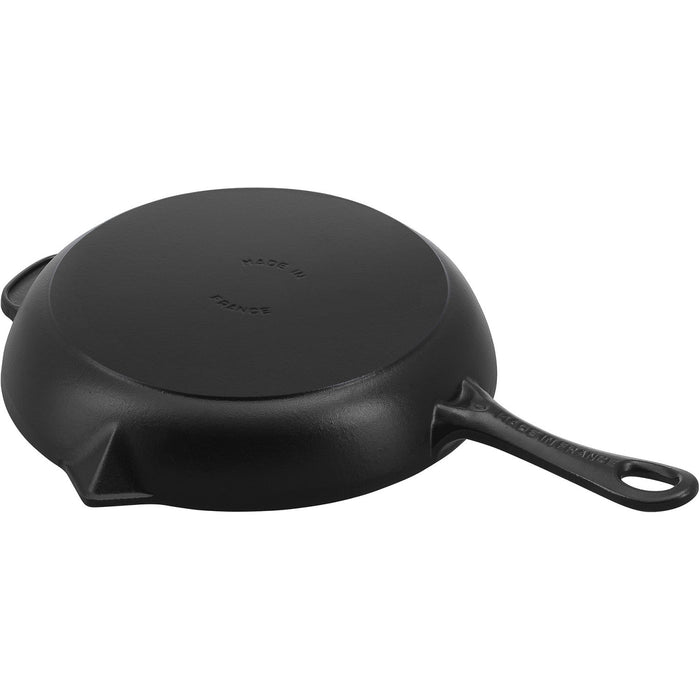 STAUB Bratpfanne, 26 cm | Schwarz | rund | Gusseisen