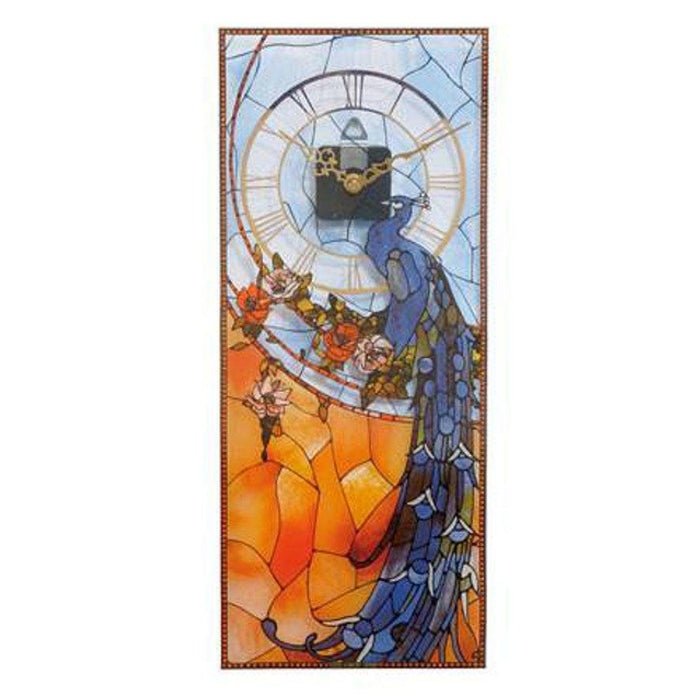 Goebel Pfau - Wanduhr Artis Orbis Louis Comfort Tiffany Bunt Glas 67000521