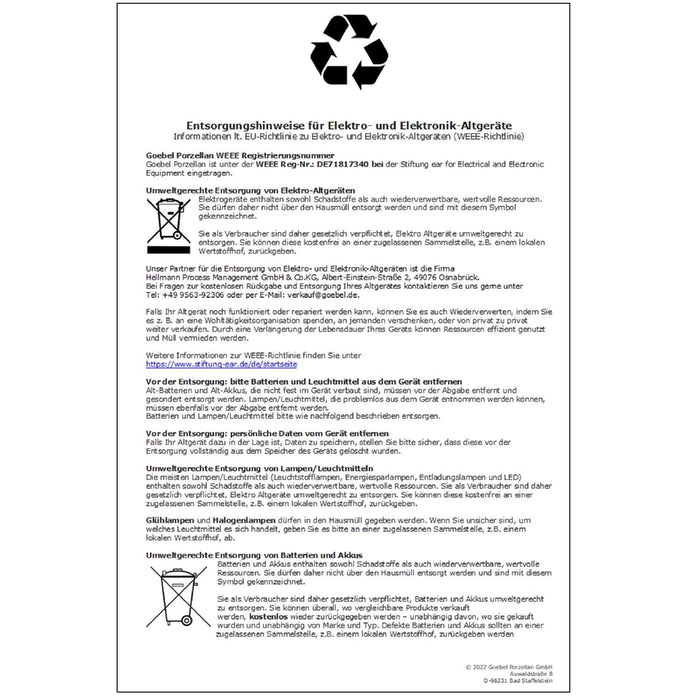 Goebel Gustav Klimt - Der Kuss Tischuhr