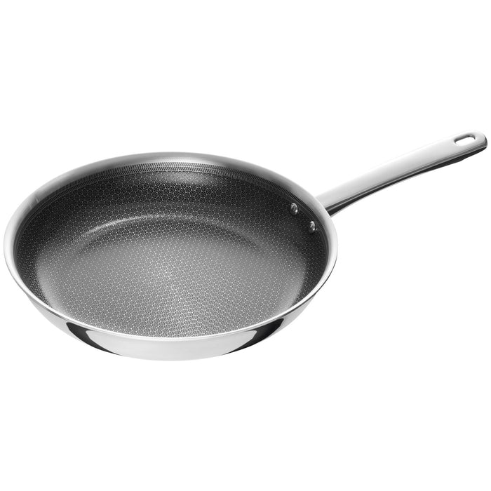 HENCKELS Bratpfanne, 28 cm | rund | Edelstahl | Keramikbeschichtung