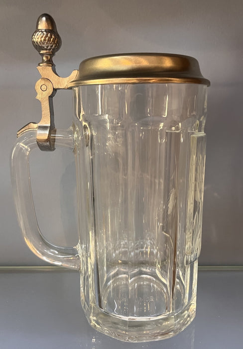 Zimmermann Bierseidel Bier-Krug Ähren Pressglaskrug 0,5l