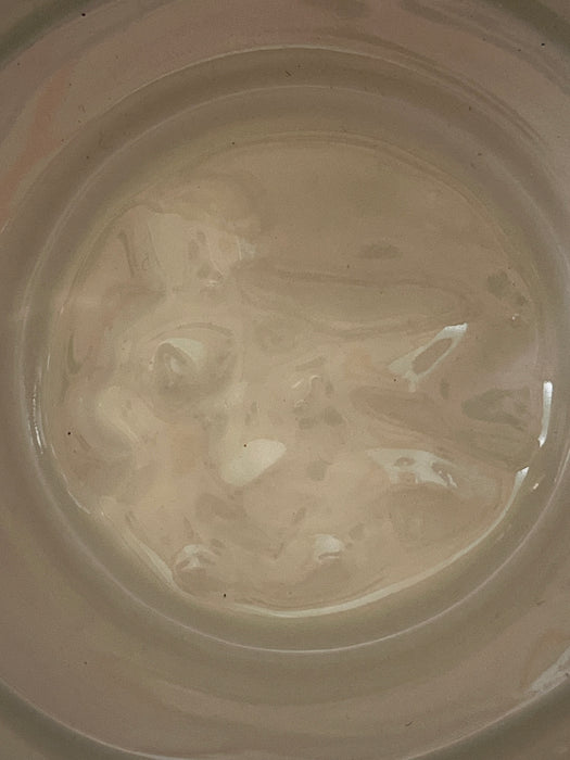 Zimmermann Bierseidel Bier-Krug Vexierkrug mit Bodenbild 0,5l Wappen blau 1794