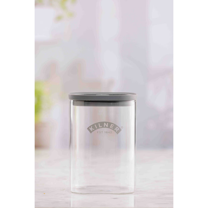 Kilner Glas Vorratsbehälter - Quadratisch, 1 Liter