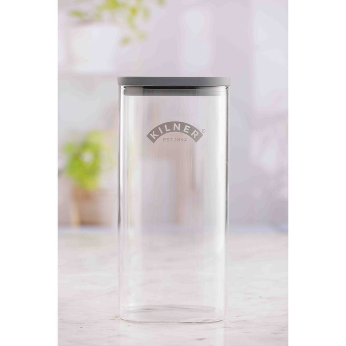 Kilner Glas Vorratsbehälter - Quadratisch, 1,5 Liter