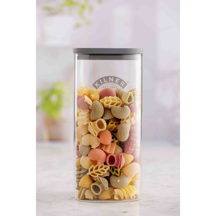 Kilner Glas Vorratsbehälter - Quadratisch, 1,5 Liter