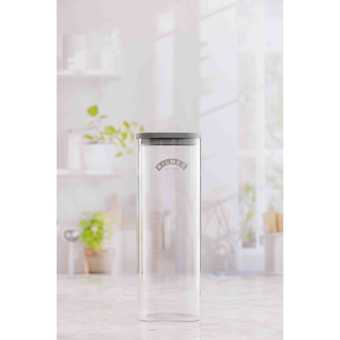 Kilner Glas Vorratsbehälter - Quadratisch, 2 Liter