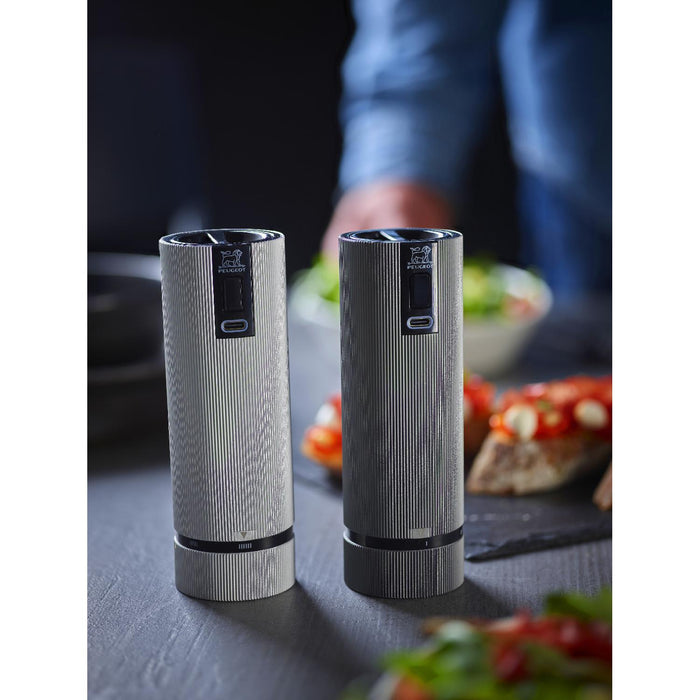 Peugeot LINE Salzmühle elektrisch u'Select Aluminium/Carbon 15 cm